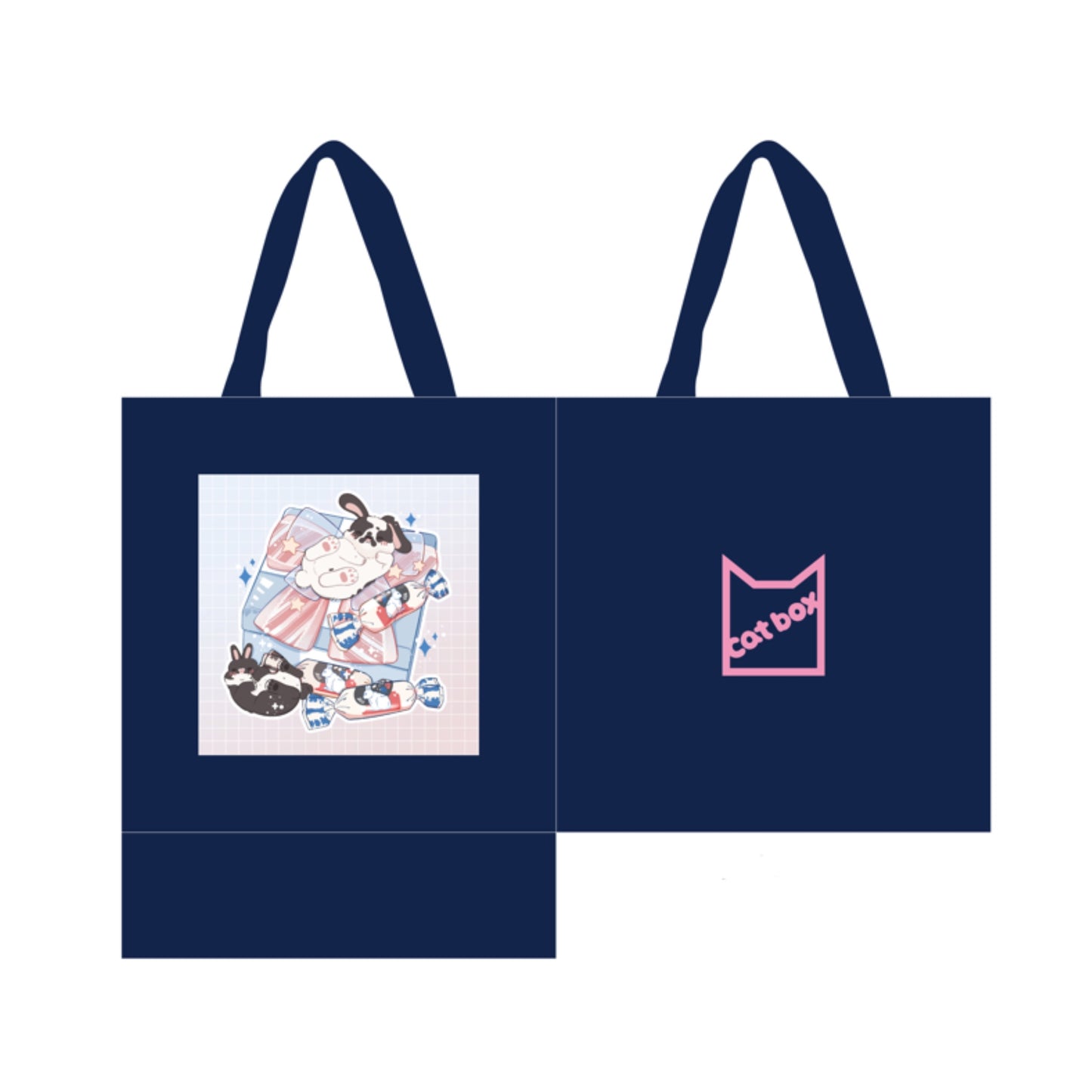 Big White Rabbit Tote
